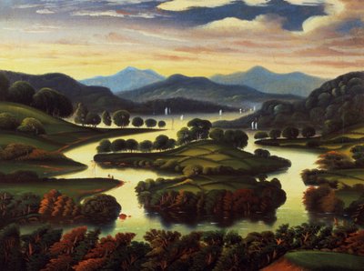 Paesaggio (possibilmente Stato di New York) da Thomas Chambers